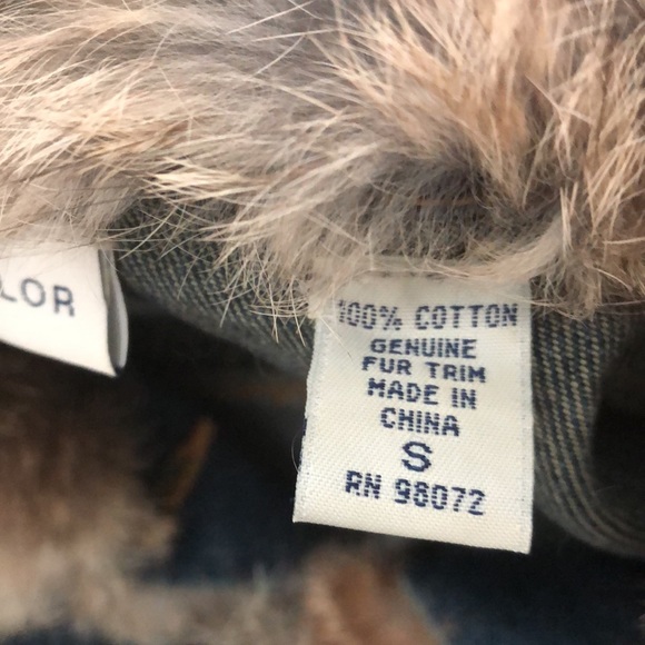 Adorable Fur & Denim Vest💗 - Picture 7 of 9